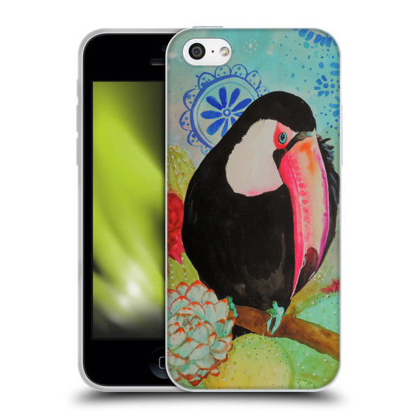 Sylvie Demers Birds 3 Toucan Soft Gel Case for Apple iPhone 5c