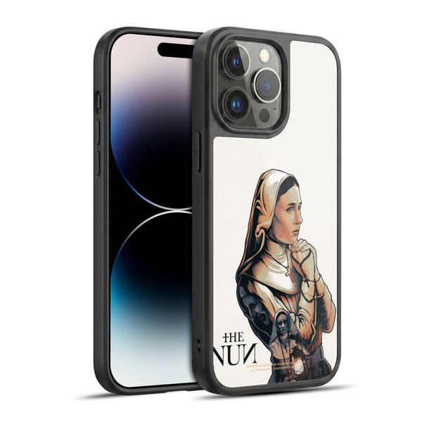 The Nun Valak Graphics Pray 2 Gel Armour Case For Apple iPhone 14 Pro Max