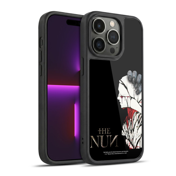 The Nun Valak Graphics Blood Hand Gel Armour Case For Apple iPhone 14 Pro