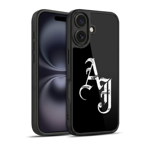 WWE Aj Styles Grunge Initials Gel Armour Case For Apple iPhone 16