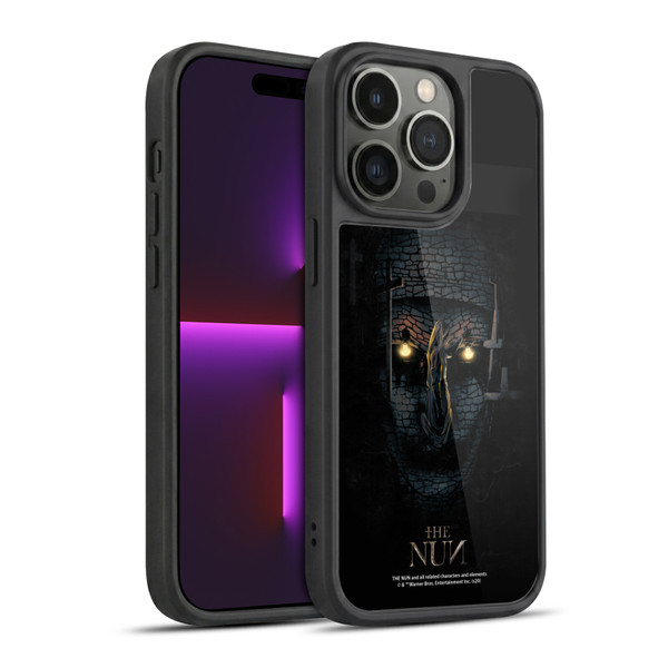 The Nun Valak Graphics Double Exposure Gel Armour Case For Apple iPhone 14 Pro