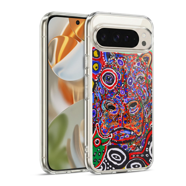 Mad Dog Art Gallery Animals Hippo Soft Gel Case for Google Pixel 9 / Pixel 9 Pro