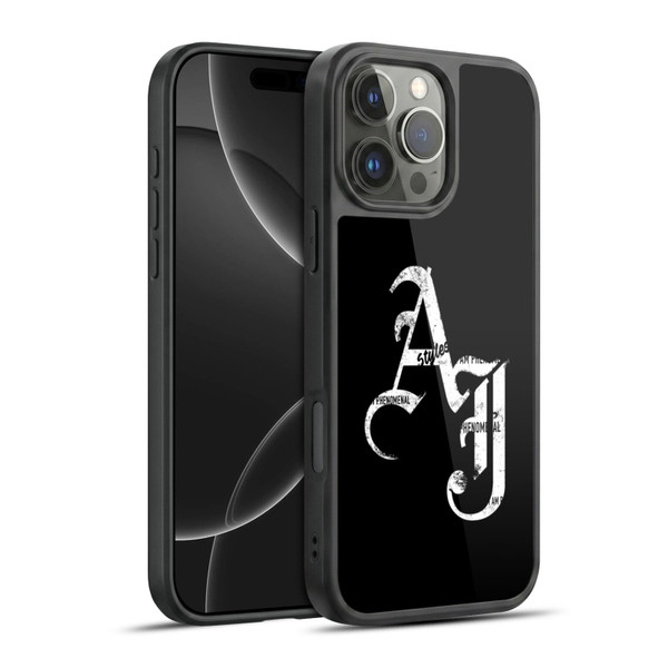 WWE Aj Styles Grunge Initials Gel Armour Case For Apple iPhone 16 Pro Max
