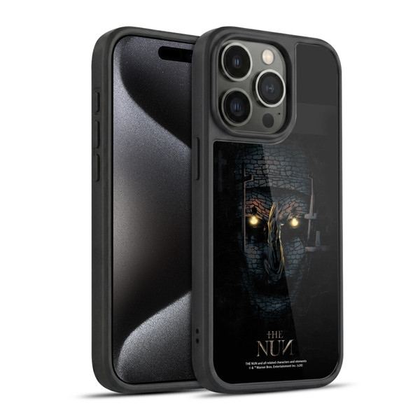 The Nun Valak Graphics Double Exposure Gel Armour Case For Apple iPhone 15 Pro