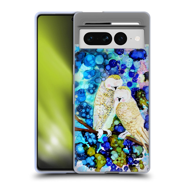 Sylvie Demers Birds 3 Owls Soft Gel Case for Google Pixel 7 Pro