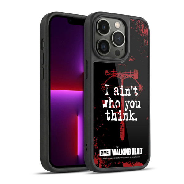 AMC The Walking Dead Quotes Daryl Think Gel Armour Case For Apple iPhone 13 Pro