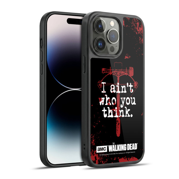 AMC The Walking Dead Quotes Daryl Think Gel Armour Case For Apple iPhone 14 Pro Max
