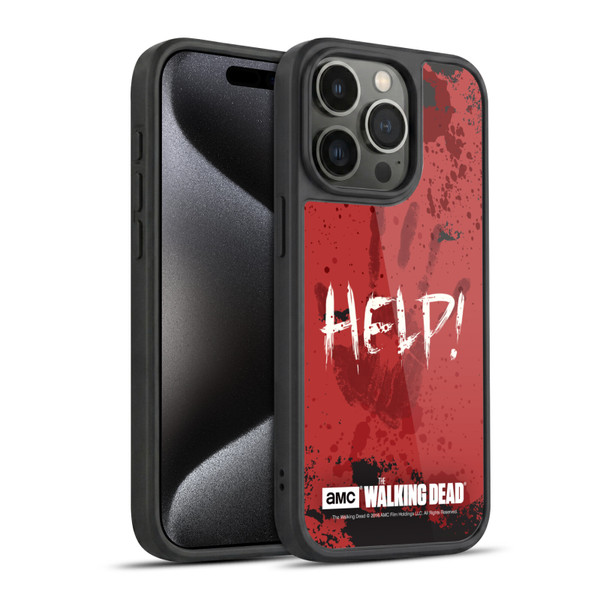 AMC The Walking Dead Quotes Help Gel Armour Case For Apple iPhone 15 Pro