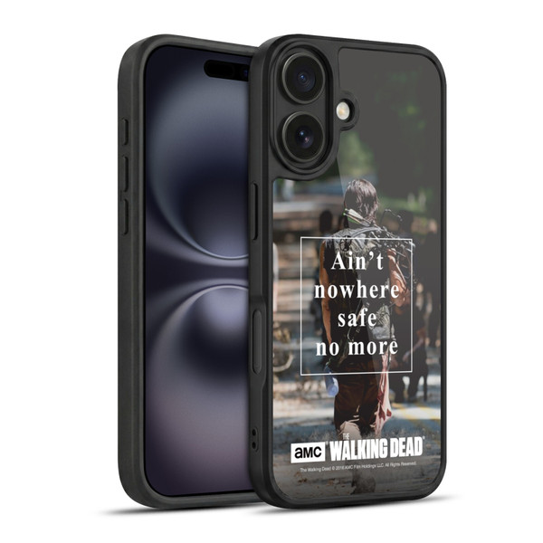 AMC The Walking Dead Quotes Daryl Nowhere Safe Gel Armour Case For Apple iPhone 16