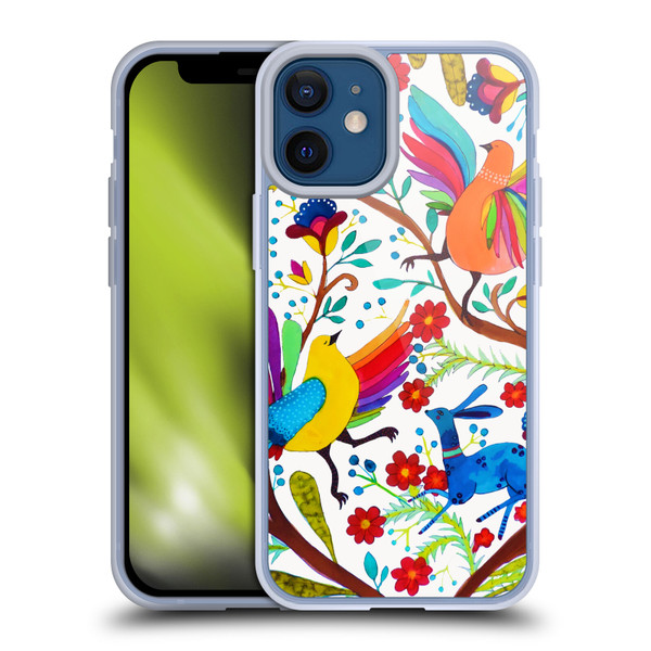 Sylvie Demers Floral Rainbow Wings Soft Gel Case for Apple iPhone 12 Mini & MagSafe