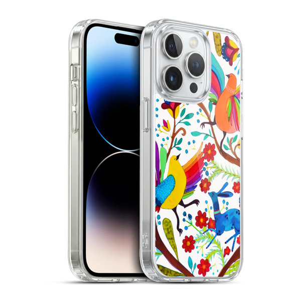 Sylvie Demers Floral Rainbow Wings Soft Gel Case for Apple iPhone 13 Pro & MagSafe