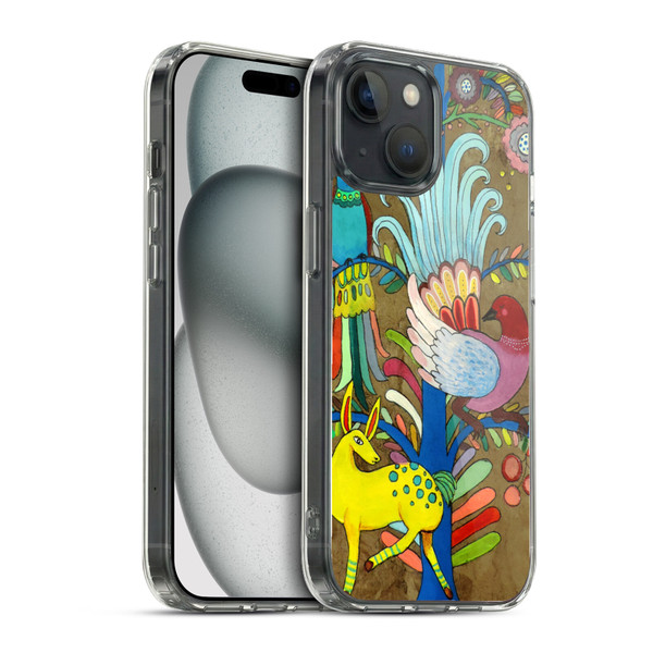 Sylvie Demers Floral Allure Soft Gel Case for Apple iPhone 15 & MagSafe