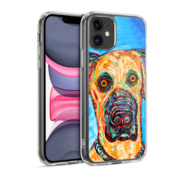 Mad Dog Art Gallery Dogs 2 Dane Soft Gel Case for Apple iPhone 11