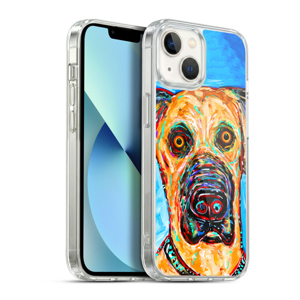 Mad Dog Art Gallery Dogs 2 Dane Soft Gel Case for Apple iPhone 13