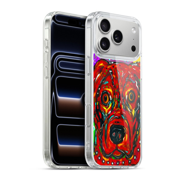Mad Dog Art Gallery Dogs 2 Red Soft Gel Case for Apple iPhone 17 Pro Max