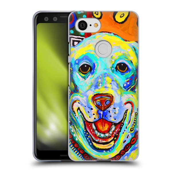 Mad Dog Art Gallery Dogs 2 Happy Soft Gel Case for Google Pixel 3