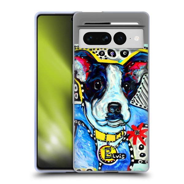 Mad Dog Art Gallery Dogs 2 Jack Terrier Soft Gel Case for Google Pixel 7 Pro