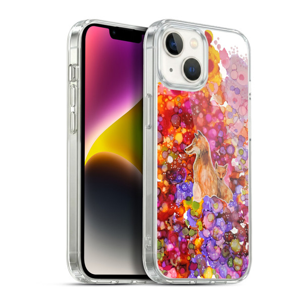 Sylvie Demers Nature Mother Fox Soft Gel Case for Apple iPhone 14