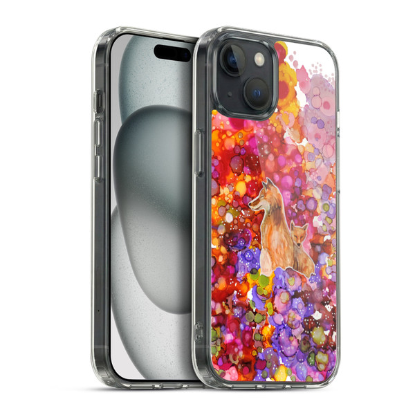 Sylvie Demers Nature Mother Fox Soft Gel Case for Apple iPhone 15 Plus & MagSafe