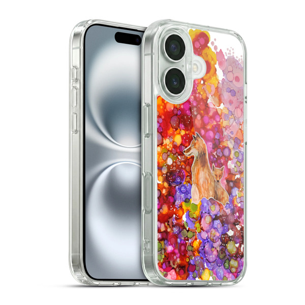 Sylvie Demers Nature Mother Fox Soft Gel Case for Apple iPhone 16 & MagSafe