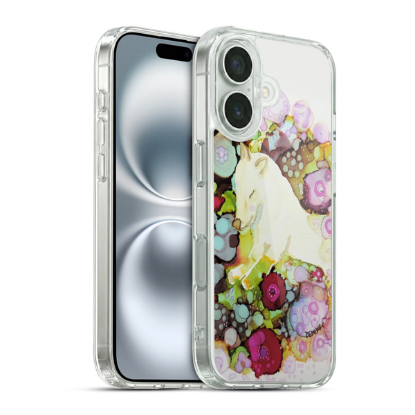 Sylvie Demers Nature Sweet Wolf Soft Gel Case for Apple iPhone 16 & MagSafe