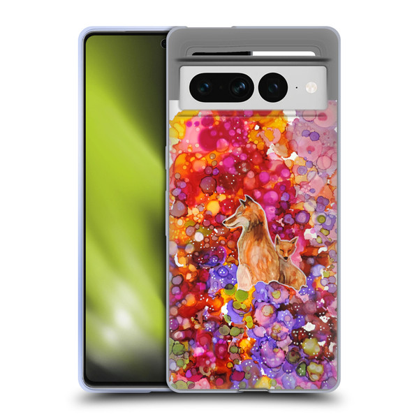 Sylvie Demers Nature Mother Fox Soft Gel Case for Google Pixel 7 Pro