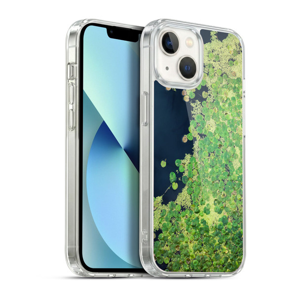 Dorit Fuhg Forest Lotus Leaves Soft Gel Case for Apple iPhone 13
