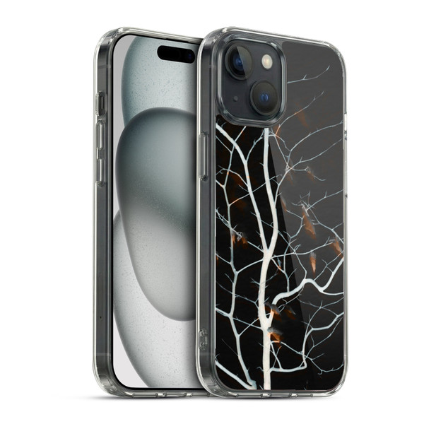 Dorit Fuhg Forest Black Soft Gel Case for Apple iPhone 15 & MagSafe