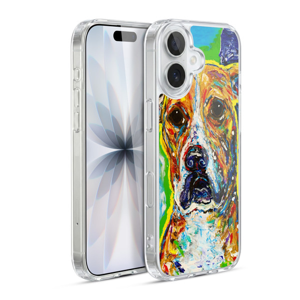 Mad Dog Art Gallery Dog 5 Boxer Soft Gel Case for Apple iPhone 17
