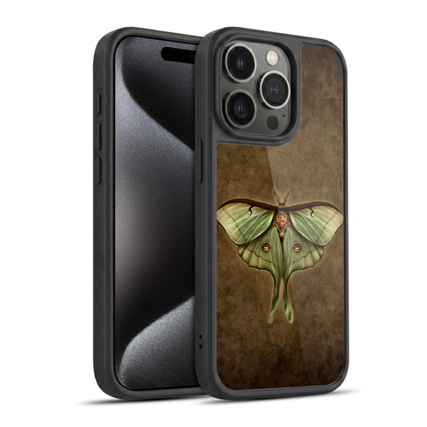 Brigid Ashwood Winged Things Steampunk Luna Moth Gel Armour Case For Apple iPhone 15 Pro