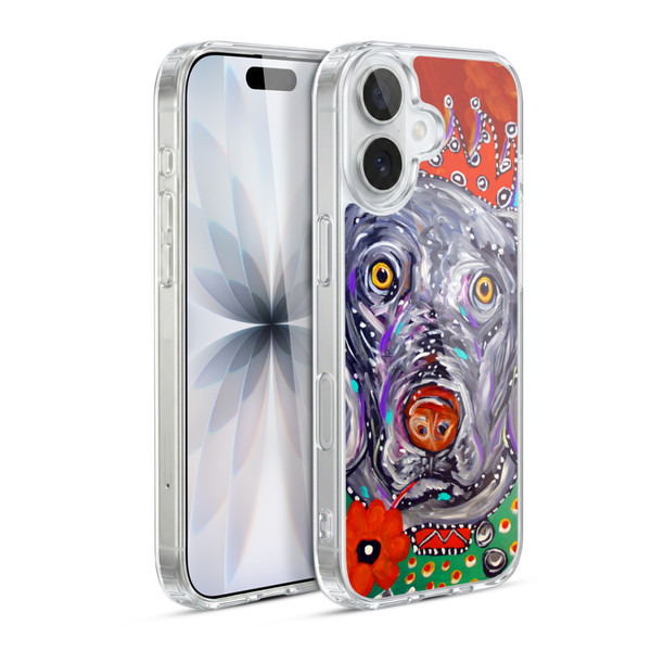Mad Dog Art Gallery Dogs Jester Soft Gel Case for Apple iPhone 17