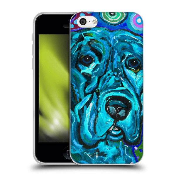 Mad Dog Art Gallery Dogs Aqua Lab Soft Gel Case for Apple iPhone 5c