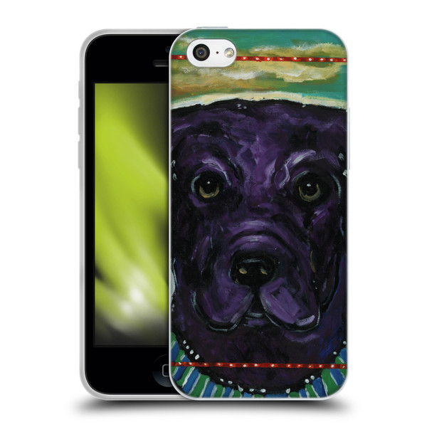 Mad Dog Art Gallery Dogs Mr. Purple Soft Gel Case for Apple iPhone 5c