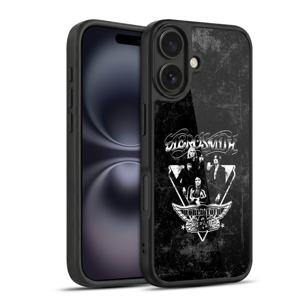 Aerosmith Black And White World Tour Gel Armour Case For Apple iPhone 16