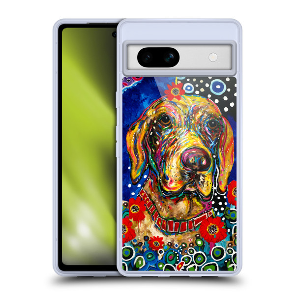 Mad Dog Art Gallery Dogs Roxie Soft Gel Case for Google Pixel 7a