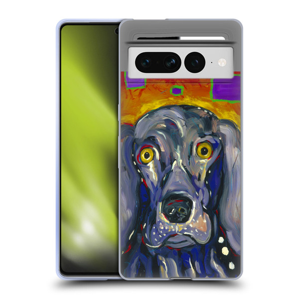 Mad Dog Art Gallery Dogs Winston Soft Gel Case for Google Pixel 7 Pro