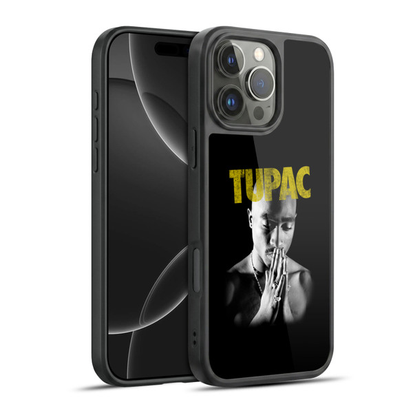 Tupac Shakur Key Art Golden Gel Armour Case For Apple iPhone 16 Pro Max