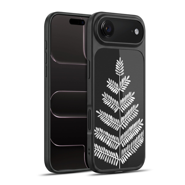 Cat Coquillette Nature Leaflets Black Gel Armour Case For Apple iPhone 17 Air