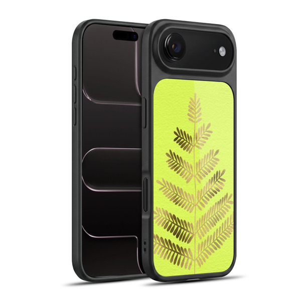 Cat Coquillette Nature Leaflets Yellow Gel Armour Case For Apple iPhone 17 Air