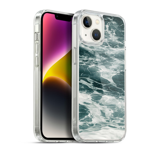 Dorit Fuhg Waves Sea Foam 2 Soft Gel Case for Apple iPhone 14