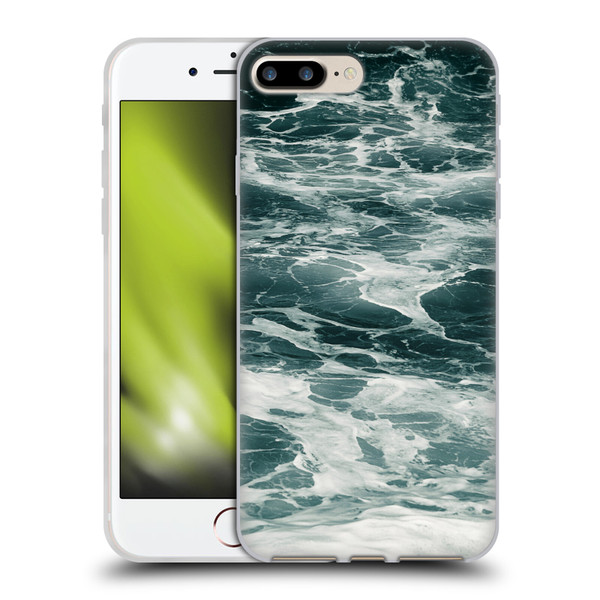 Dorit Fuhg Waves Sea Foam 2 Soft Gel Case for Apple iPhone 7 Plus / 8 Plus & MagSafe