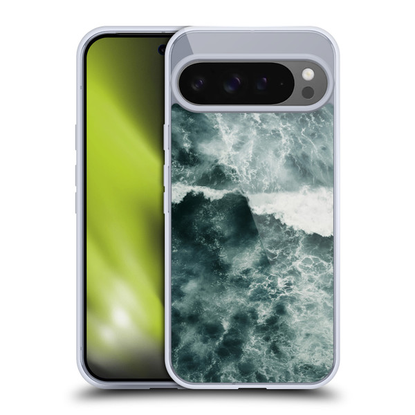 Dorit Fuhg Waves Sea Foam Soft Gel Case for Google Pixel 9 Pro XL