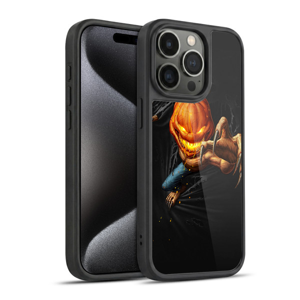 Christos Karapanos Horror 4 Pumpkin Gel Armour Case For Apple iPhone 15 Pro