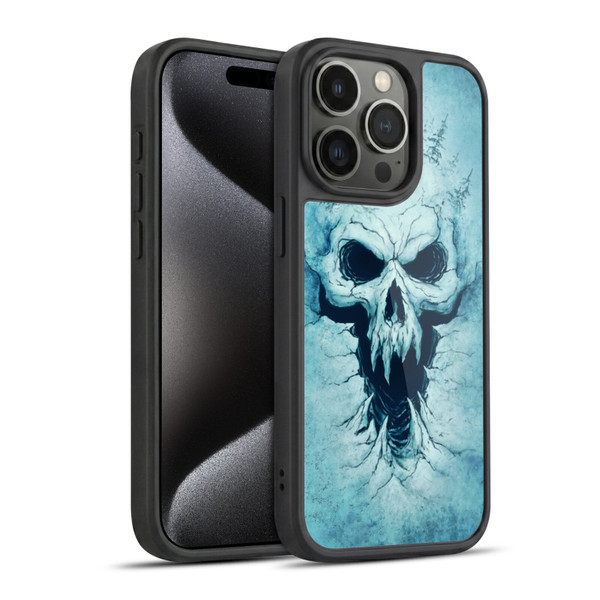 Christos Karapanos Horror 4 Skull Gel Armour Case For Apple iPhone 15 Pro