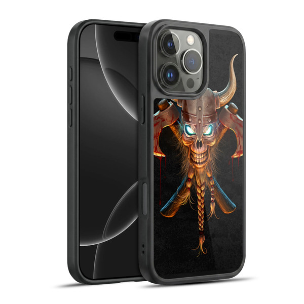 Christos Karapanos Horror 4 Viking Gel Armour Case For Apple iPhone 16 Pro Max