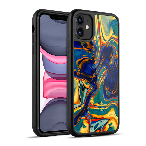 Haroulita Liquid Marble Sunset Gel Armour Case For Apple iPhone 11
