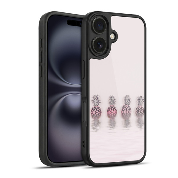 LebensArt Pastels Pineapples Gel Armour Case For Apple iPhone 16