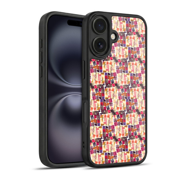 Ninola Patterns Minimal Crochet Gel Armour Case For Apple iPhone 16