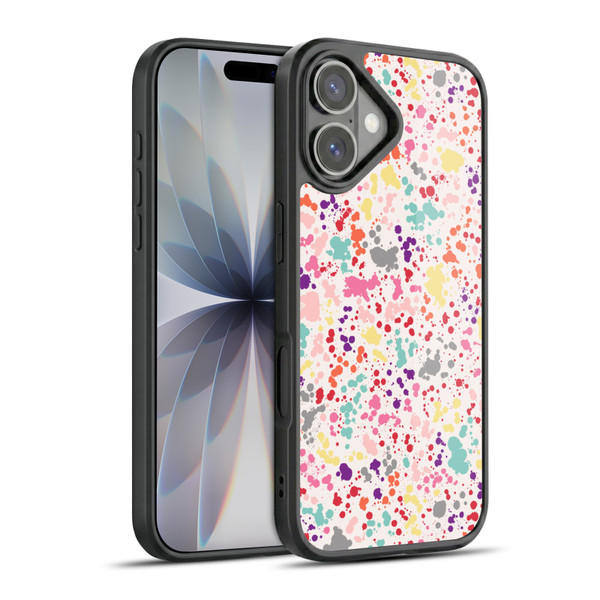 Ninola Patterns Colourful Splatter Drops Gel Armour Case For Apple iPhone 17