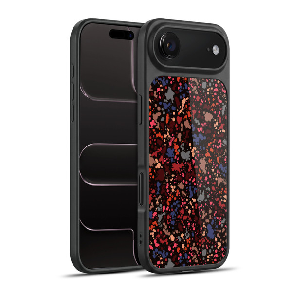 Ninola Patterns Dark Colourful Splatter Drops Gel Armour Case For Apple iPhone 17 Air